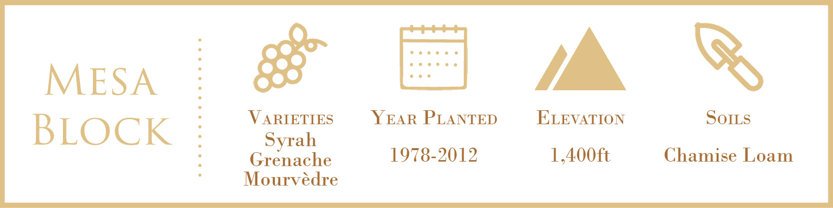 Mesa Block Vineyard Facts