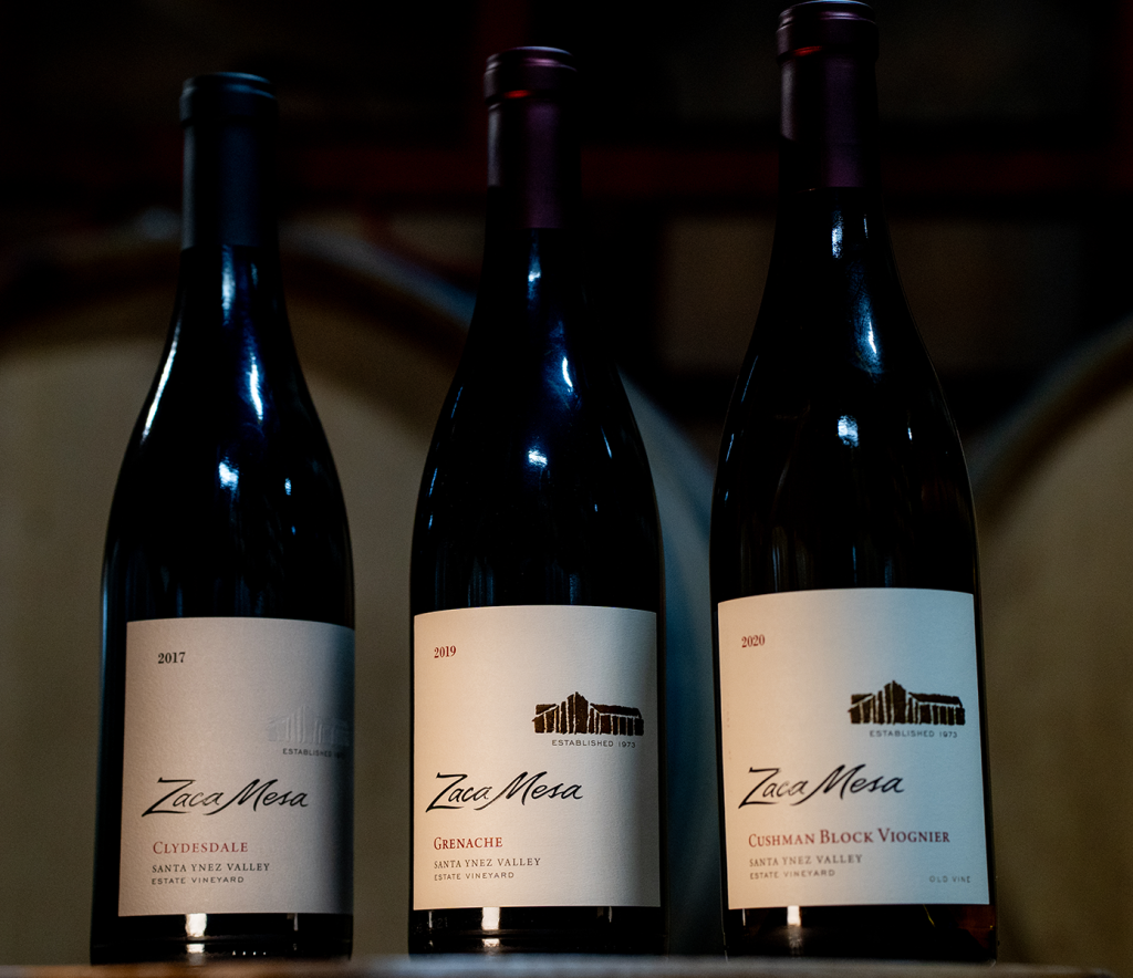 Three bottles of wine in the Dinner Party gift set.